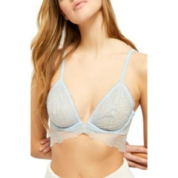 Free People LUCIA Underwire Bra Hydrandea 34B New - Picture 2 of 9